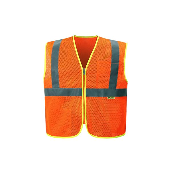 2W International Orange Economy Safety Vest, 3X-Large, Class 2 MZ327C-2 3XL